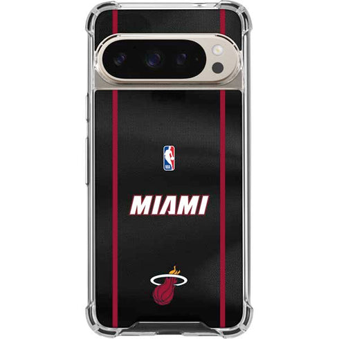 NBA Miami Heat Jersey Google Pixel 9 Pro XL Clear Case